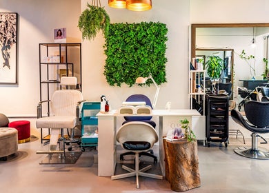 Inviting interior of Serenity Hair & Co, Surry Hills, New South Wales, AU showcasing modern salon design.