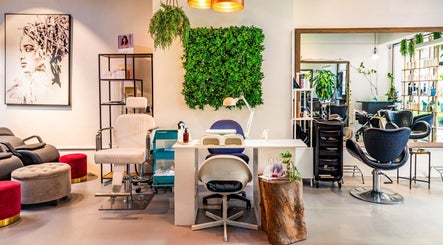 Inviting interior of Serenity Hair & Co, Surry Hills, New South Wales, AU showcasing modern salon design.