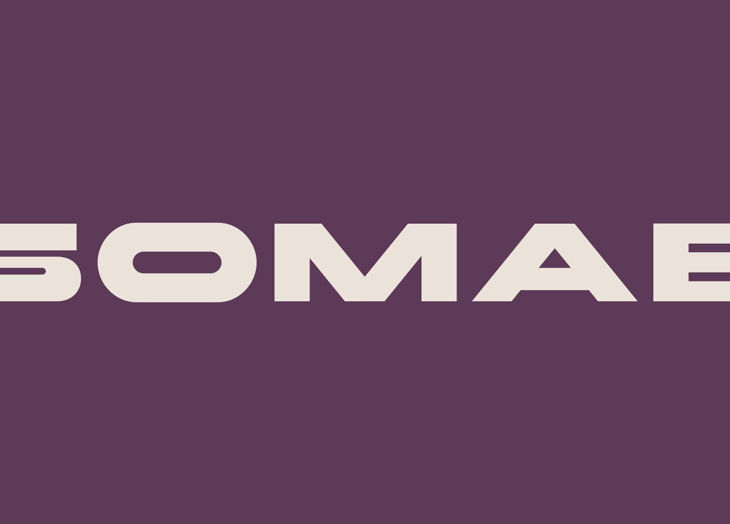 Studio SOMAE logo in purple and white, representing the brand in Subiaco, Western Australia, AU.