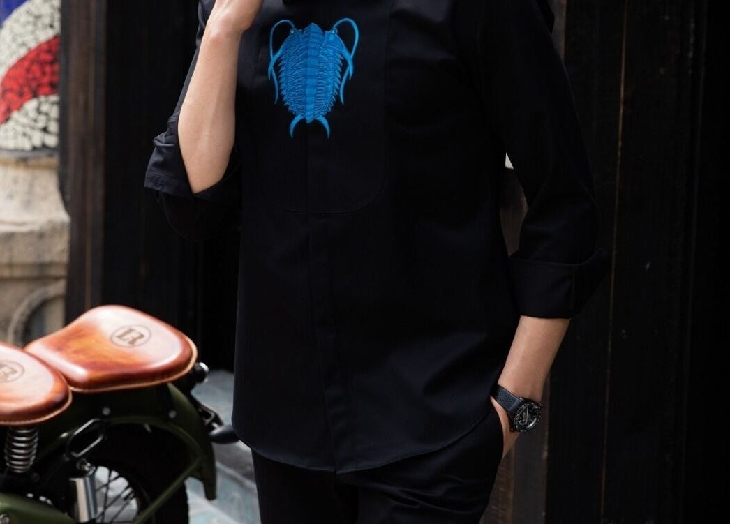 Chic entrance at Goodfellas Barber & Brand | Est. 2018, Vagator, Goa, IN with stylish decor.