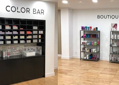 Color Bar y Boutique en Ainoa Rivas Beauty Salon, Navalcarnero, Comunidad De Madrid, ES, mostrando productos de belleza.