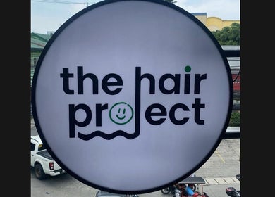 Hair Project Salon sign, Santa Maria, Central Luzon, PH, showcasing bold design.
