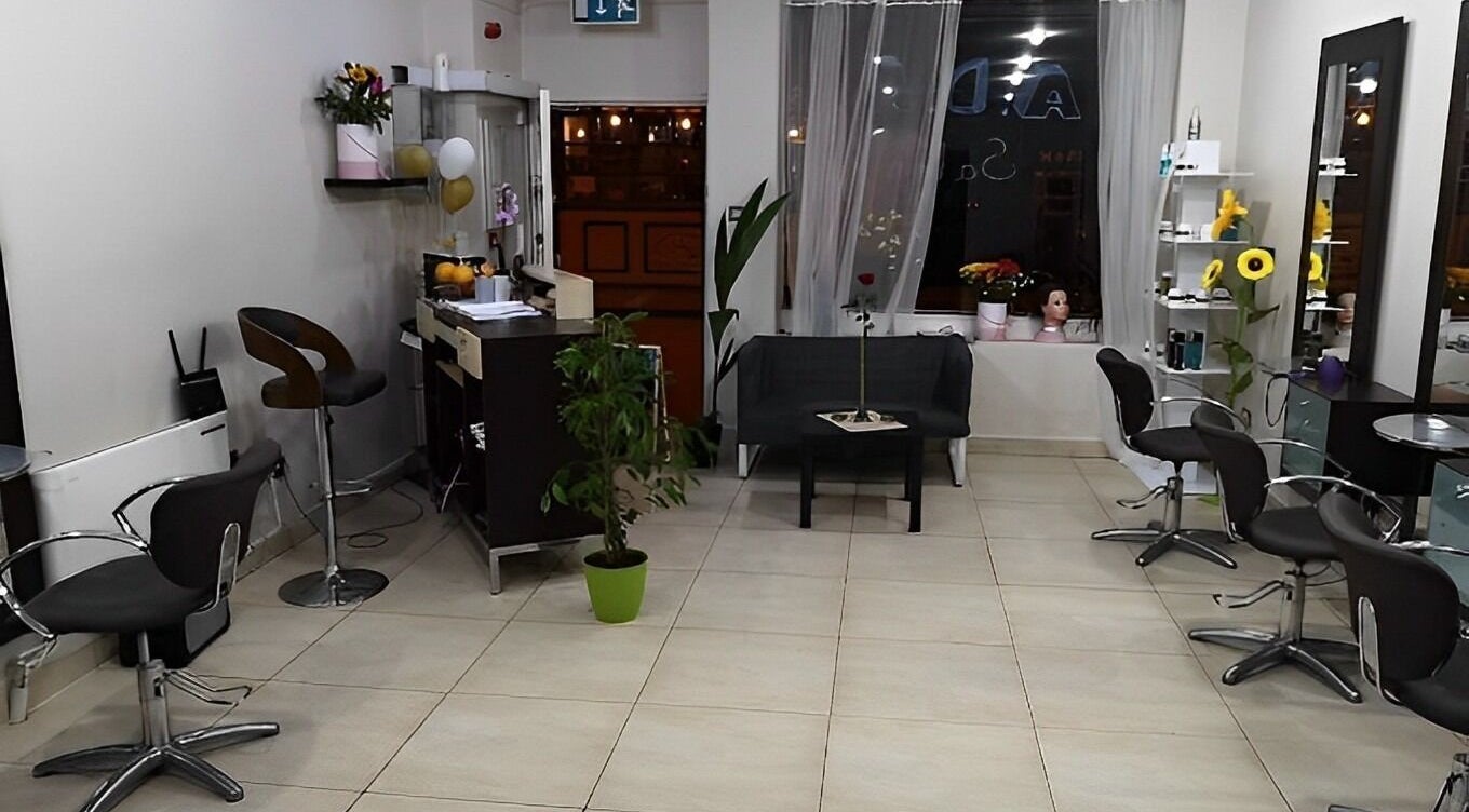 Chic interior of A.D.A Salon Clonmel in Clonmel, County Tipperary, IE, showcasing modern elegance.