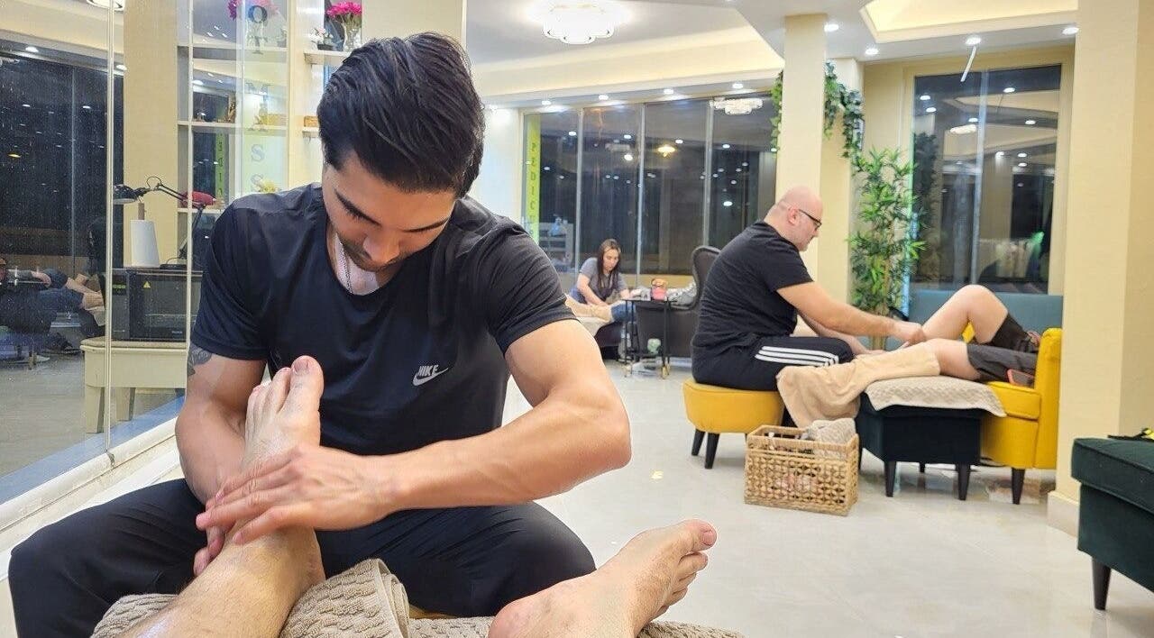 A soothing foot massage at Royal Foot Massage - Taksim, İstanbul, İstanbul, TR, offering ultimate relaxation.