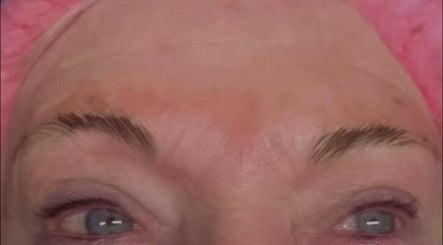 Close-up of fresh eyebrows at 21 Julatten Drive, Robina, Queensland, AU beauty studio.