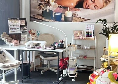 Relaxing beauty and massage setup at Aim to be u beauty & massage in Perth, Western Australia, AU.