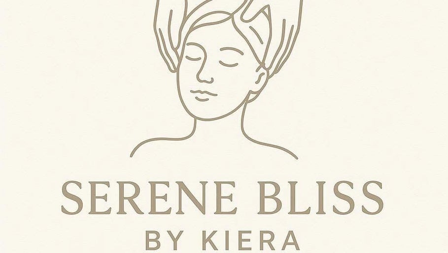 Minimalist logo for Serene Bliss by Kiera, a beauty spa in Colwyn Bay, Wales, GB.