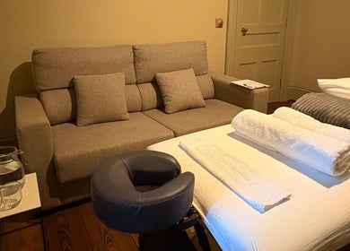 Relaxing massage room at Sanae Restore Massage Therapy - Brighton & Hove in Brighton And Hove, England, GB.