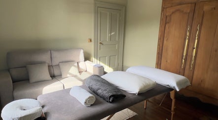 Relaxing massage room at Sanae Restore Massage Therapy - Brighton & Hove, in Brighton And Hove, England, GB.