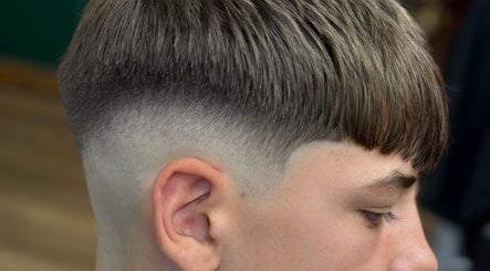 Close-up of a precision fade haircut at ODCUTZ, Portlaoise, County Laois, IE highlighting barbering skills.
