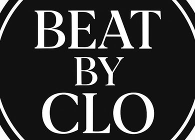 Elegant Beat by Clo logo on black background, Burntwood, England, GB.