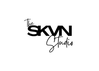 The SKVN Studio logo at Fleming Island, Florida, US, showcasing sleek, modern design.