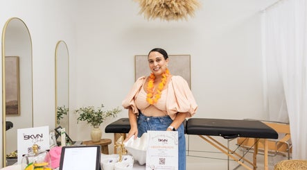 Friendly staff welcomes you at The SKVN Studio, Fleming Island, Florida, US. Experience a warm beauty and wellness retreat.
