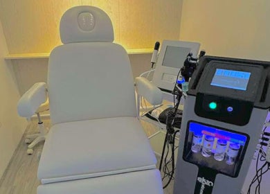 Modern treatment suite at Xavia Medical Aesthetics in Imus, Calabarzon, PH, featuring advanced spa equipment.