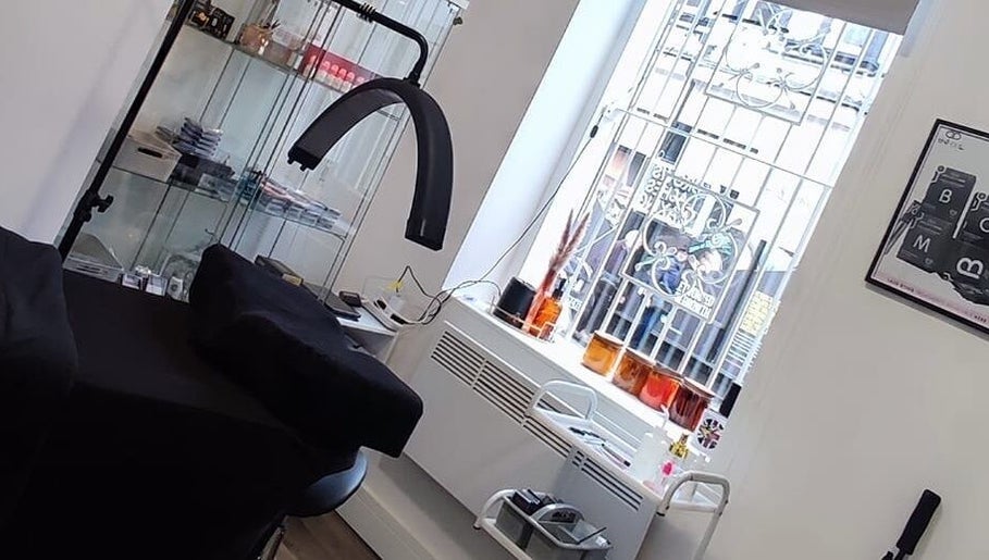 Cozy interior of Pola Beauty Semi Permanent Makeup Artist & Lash Extension in Newark-on-trent, England, GB.