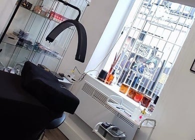 Cozy interior of Pola Beauty Semi Permanent Makeup Artist & Lash Extension in Newark-on-trent, England, GB.