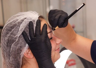 Pola Beauty Semi Permanent Makeup Artist perfecting brows, Newark-on-trent, England, GB.