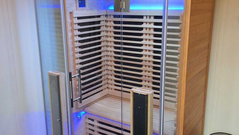 Luxurious sauna at Fitsom Health, Warriewood, New South Wales, AU, offering relaxation and rejuvenation.