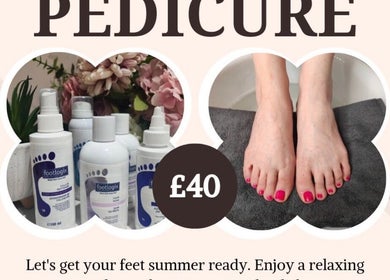 LMC Makeup and Beauty in Maghera, Northern Ireland, GB offers a summer-ready pedicure service using Footlogix products.