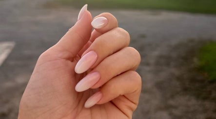 Close-up of elegant manicured nails at The Polished Farmgirl, Pembroke, Ontario, CA.