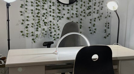 Stylish workspace with greenery at Style N Shine, Edmonton, Alberta, CA.
