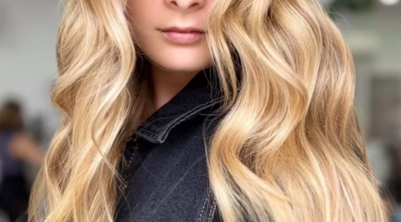 Blonde waves styled at Urban Hair & Co, Earlwood, New South Wales, AU. Premium hair care experience.