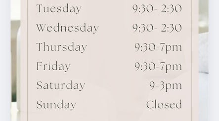 Business hours for Beauty Within in Castleford, England, GB showcasing opening and closing times.