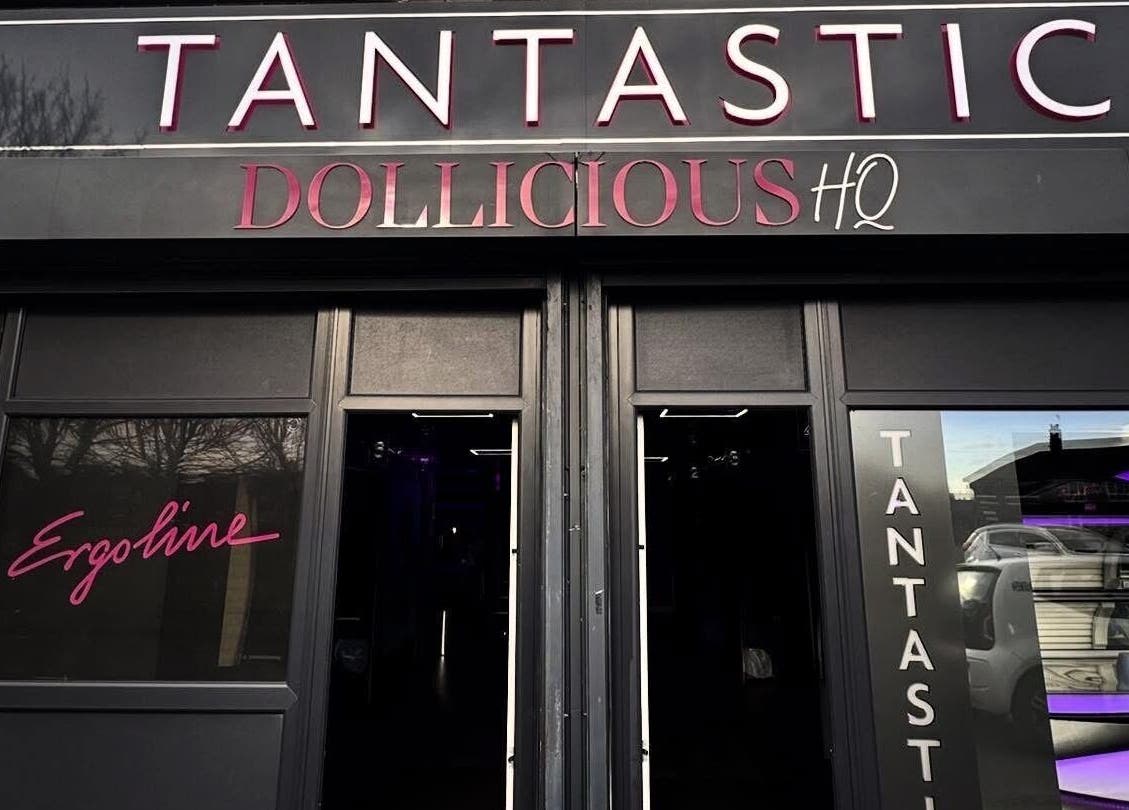 Front view of The Calm Lab in Conisbrough, England, GB, featuring modern and vibrant signage.