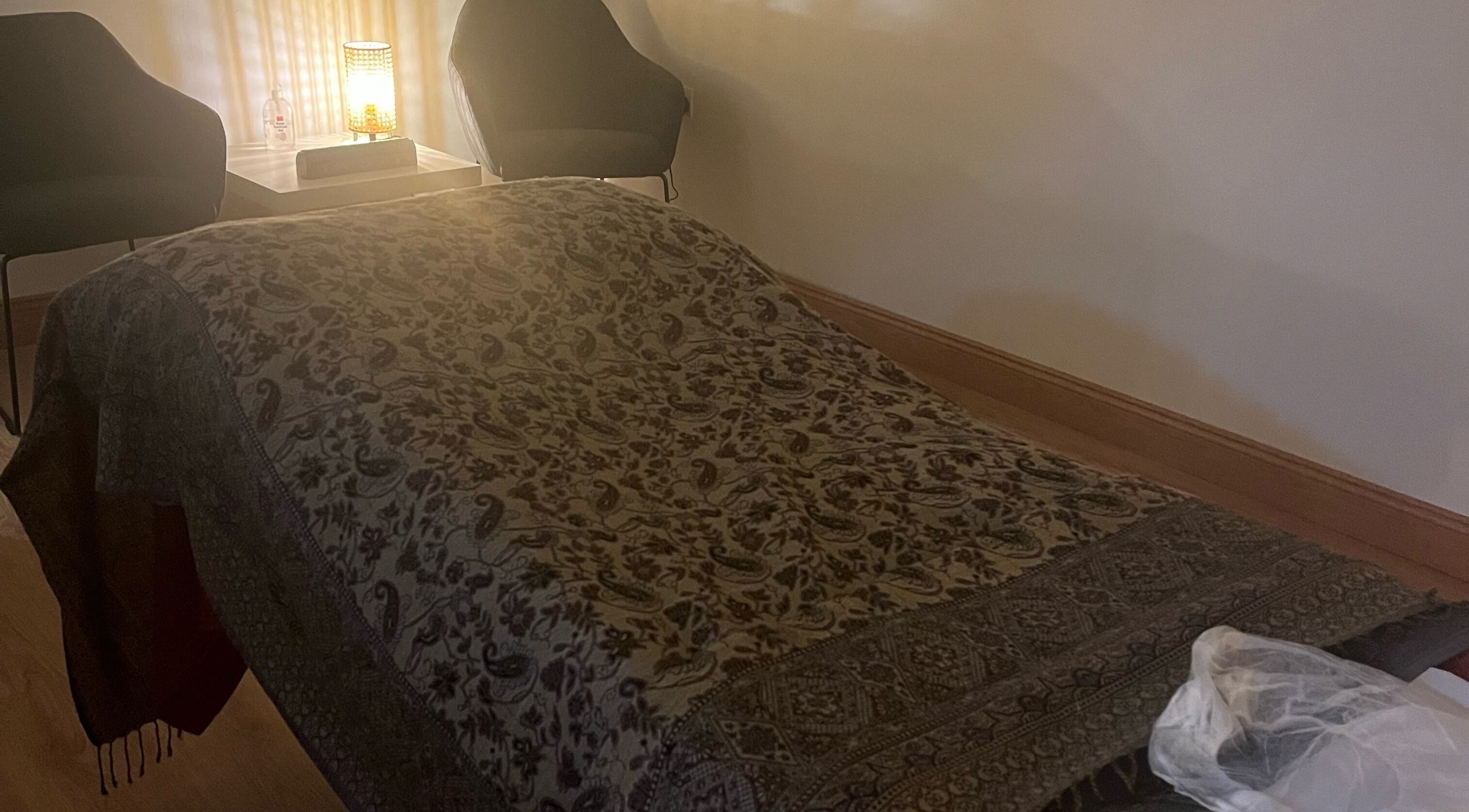 Peaceful spa room at Bespoke Wellness & Academy, Dublin, County Dublin, IE, featuring elegant decor.