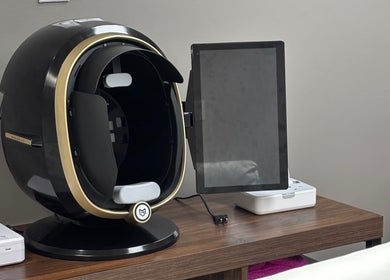 Advanced skincare device displayed at Yara Skin Care, Selkirk, Manitoba, CA.