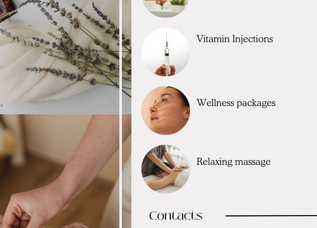 Experience holistic wellness at SA_Holistics in Irchester. Indulge in relaxing massages and vitamin injections.