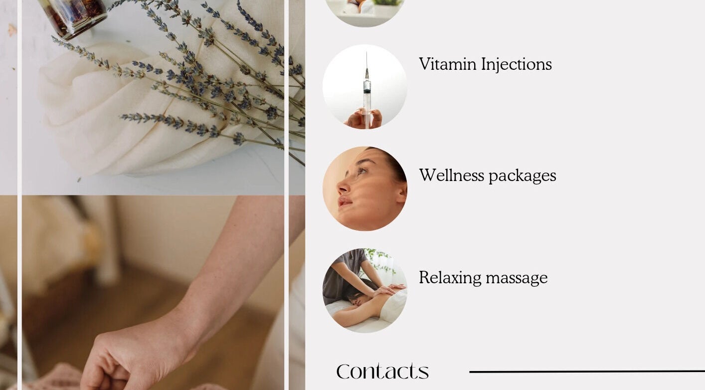 Experience holistic wellness at SA_Holistics in Irchester. Indulge in relaxing massages and vitamin injections.