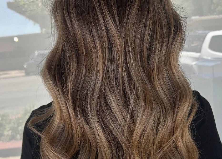 Elegant wavy hairstyle at Hair Divine Studio, Mount Isa, Queensland, AU.