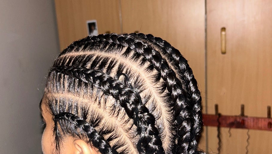 Intricate braided hairstyle at Braidbabes in Cape Town, Western Cape, ZA showcasing expert techniques.
