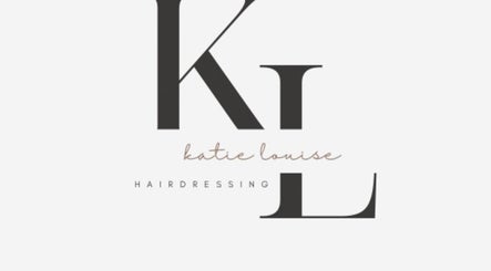 Elegant logo for Katie Louise hairdressing located in Roundabout, England, GB.
