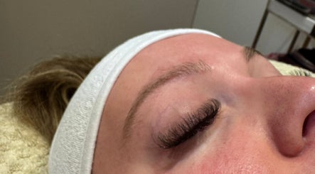 Eyelash extensions at Ashley’s Beauty Bar, Huntly, Scotland, GB highlighting natural beauty and relaxation.