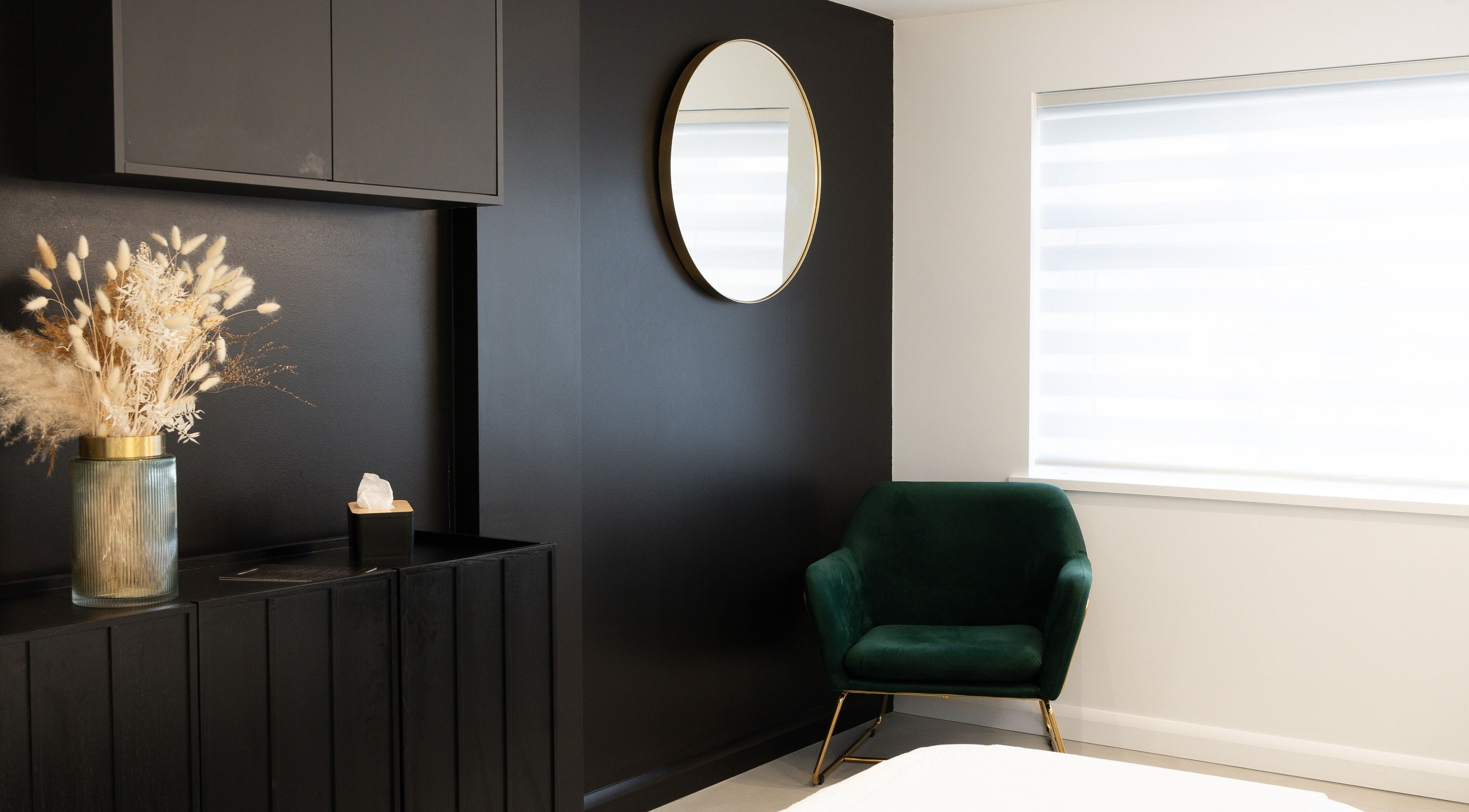 Chic interior of Brow & Skin Aesthetics by Stephanie in Sherfield On Loddon, England, GB with stylish decor.