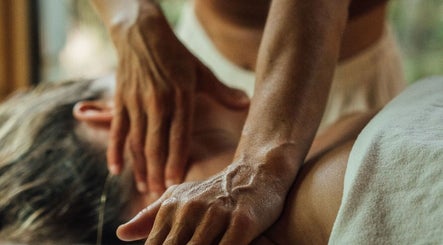 Massage therapy session at Body Elements Heal, Tofino, British Columbia, CA.