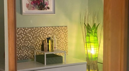 Warm, ambient lighting at Saltash Massage Therapy Zen with Zuzana, Saltash, England, GB, enhances calming atmosphere.