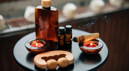Relaxing essential oils and incense at SMENA Healing Studio, Melbourne, Victoria, AU.