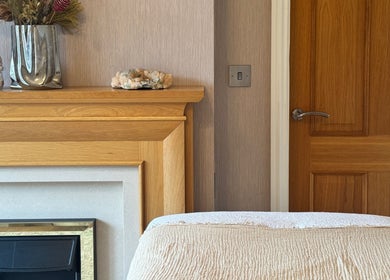 Tranquil massage room at The Soul Co - (Women Only) - Walsall, featuring a cozy decor in Walsall, England, GB.