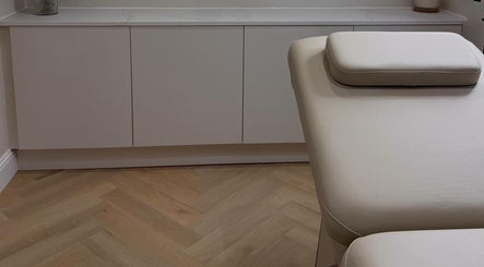 Relaxing massage table at The Soul Co at Maed, Sutton Coldfield, England, GB offering tranquil wellness services.