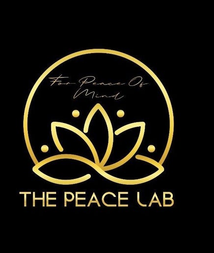 The Peace Lab logo with golden lotus design, Cape Town, Western Cape, ZA.