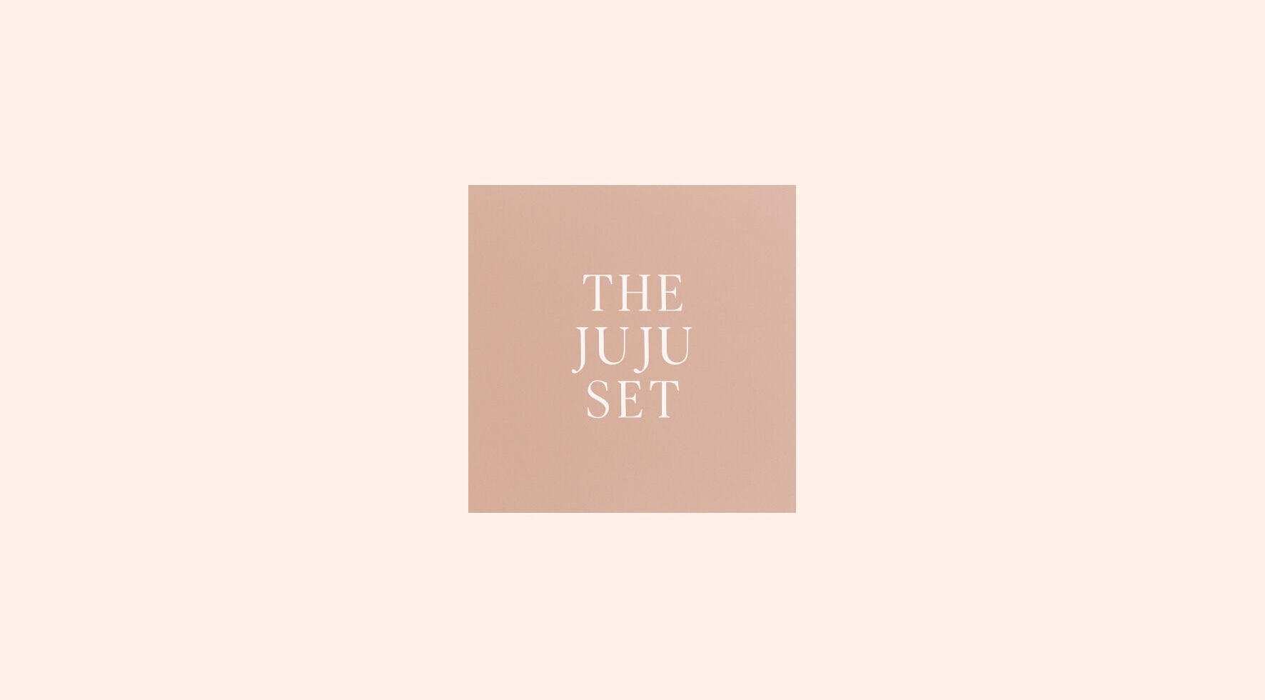The Juju Set logo on a pastel background, located in Pyrmont, New South Wales, AU.