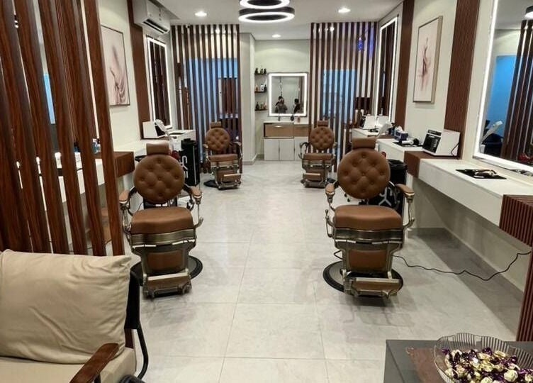 Elegant barber chairs in صالون أسطر للحلاقة - Astur Barbershop, Riyadh, Riyadh Province, SA.