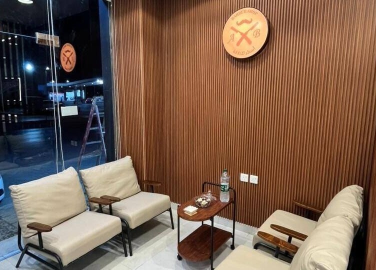 Relaxing seating area at صالون أسطر للحلاقة - Astur Barbershop, Riyadh, Riyadh Province, SA.