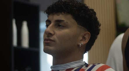 Client with fresh haircut at Alberto's Barber and Wellness Hub, Gzira, MT.