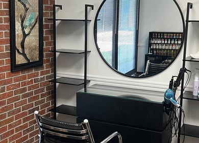 Modern salon interior at MattiBBeauty at Penny Lane, Rome, Georgia, US.