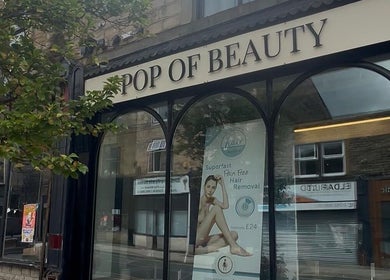 Exterior of Pop of Beauty near Rebel Beauty, Burnley, England, GB, showcasing modern design.