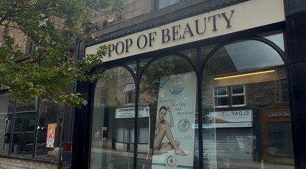 Exterior of Pop of Beauty near Rebel Beauty, Burnley, England, GB, showcasing modern design.